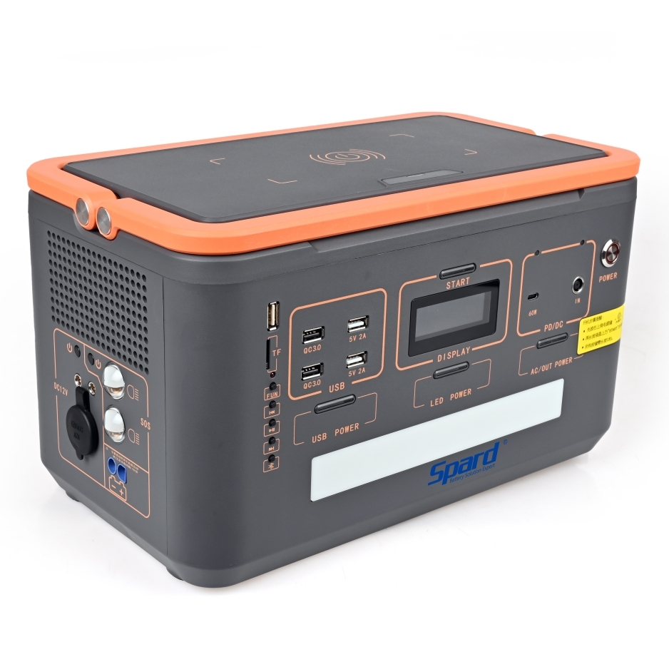 500W portable power station YT500Xmax 110V 220V with Bluetooth from Spard